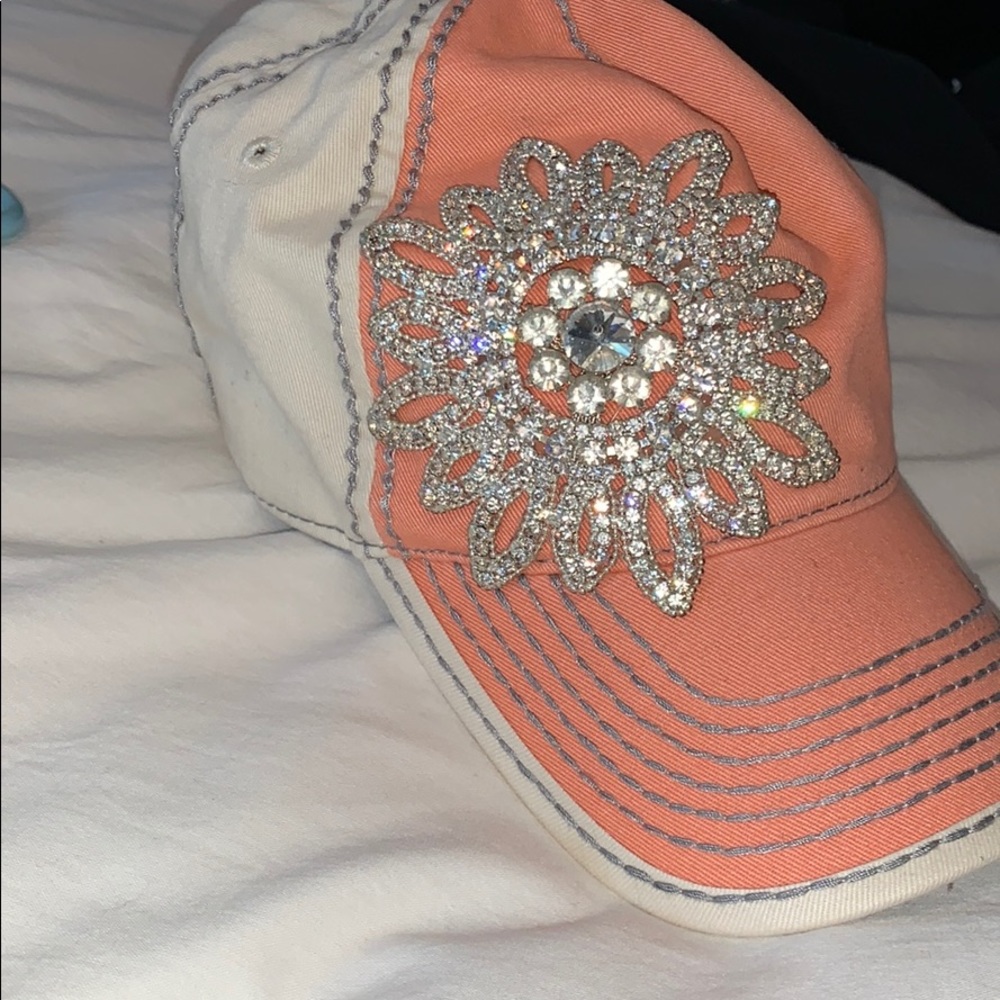 Bedazzled baseball hat!